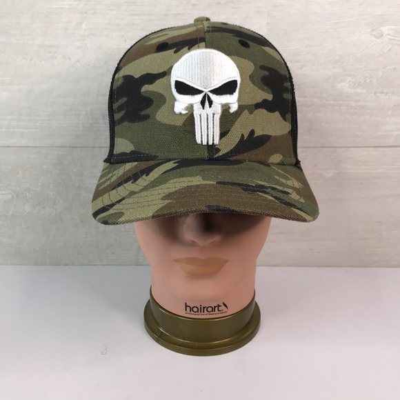 Marvel Accessories Marvel The Punisher Camo Hat Poshmark